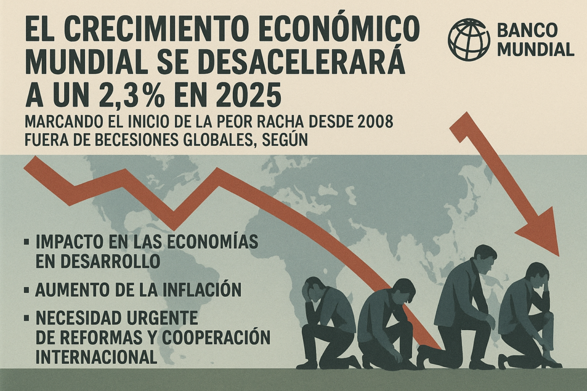 Crecimiento económico mundial 2025 según el Banco Mundial