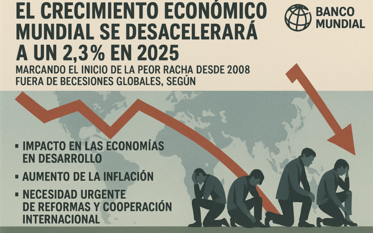 Crecimiento económico mundial 2025 según el Banco Mundial