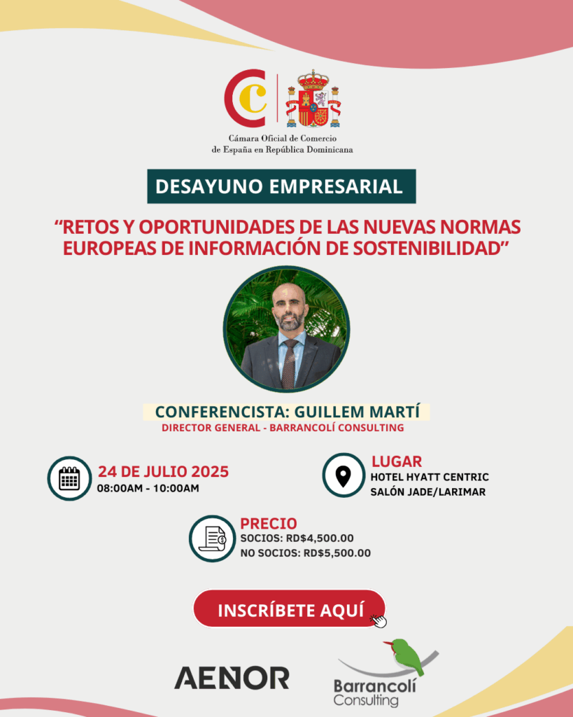 INVITACION DESAYUNO EMPRESARIAL: RETOS Y OPORTUNIDADES DE LAS NUEVAS NORMAS EUROPEAS