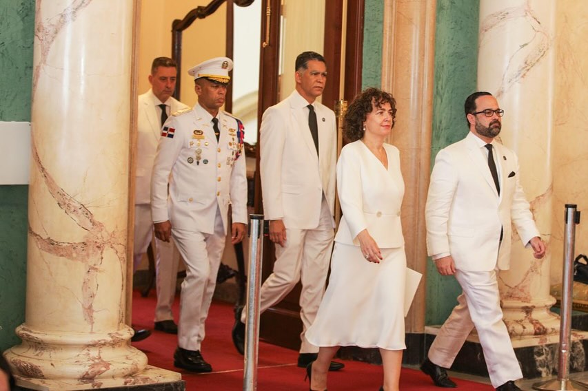 Lorea Arribalzaga Ceballos, nueva embajadora de España en el país, presenta credenciales. Fuente: Embajada de España en República Dominicana.